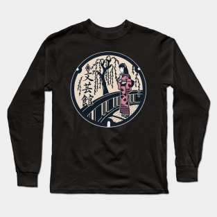 Kinosaki Manhole Cover Art Long Sleeve T-Shirt